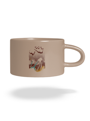 In Gods Hands macaron bögre Brown Macaron