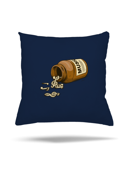 Music Pills párna Dark Navy