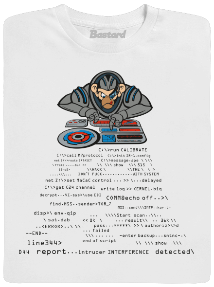 Coder ape gyerek póló White