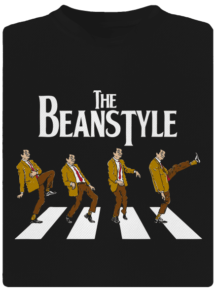 Beanstyle férfi sportpóló Black