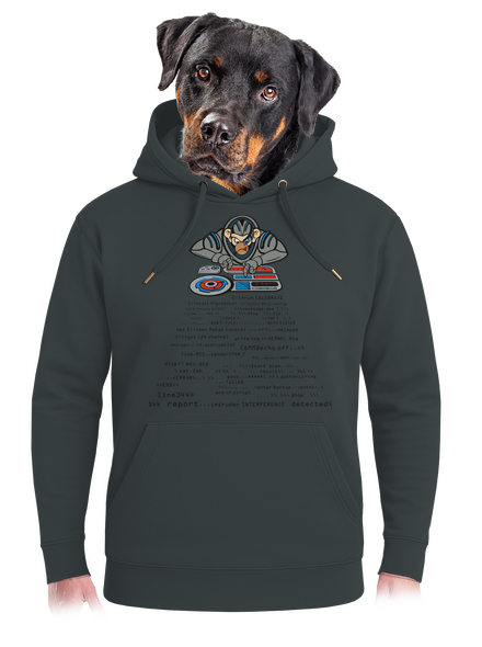 Coder ape unisex prémium pulóver Charcoal
