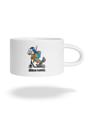 Urban fishing macaron bögre White