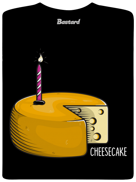 Cheese cake férfi hosszú ujjú póló Black
