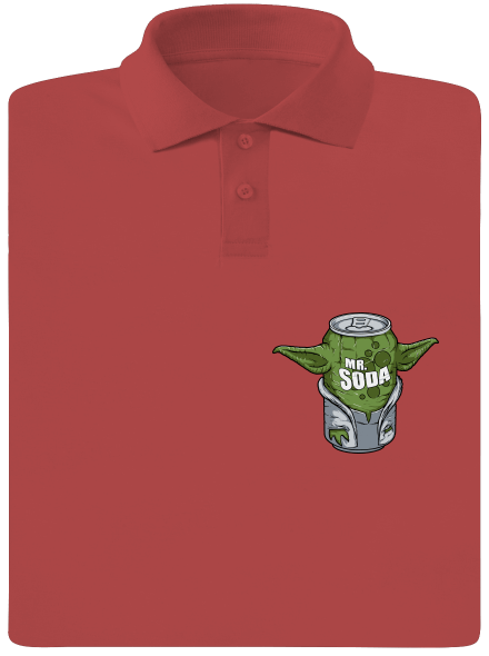 Mr. Szóda férfi pólóingek Burgundy