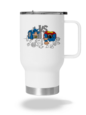 A szuperhősök harca termosz bögre White