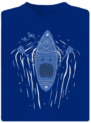Ahhhh! férfi sportpóló Royal Blue Mal