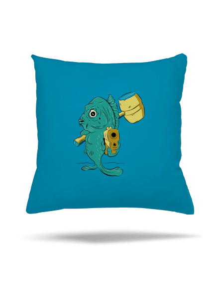 Utolsó karácsony este párna Blue Turquoise