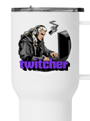 Twitcher termosz bögre White