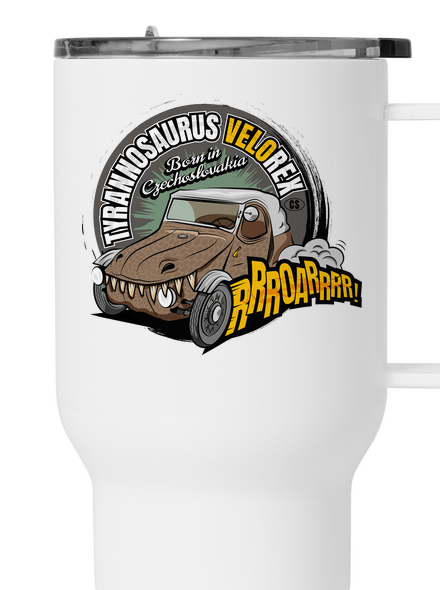 Tyrannosaurus Velorex termosz bögre White