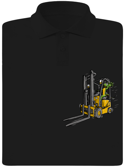 Targonca férfi pólóingek Black