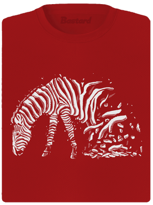 Zebra szerelem női sportpóló Red Mal