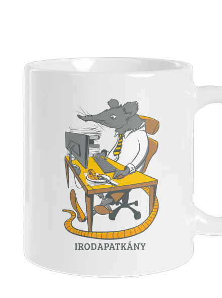 Irodapatkány hagyományos bögre White