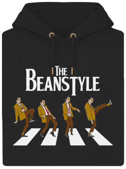 Beanstyle unisex prémium pulóver Dark Black