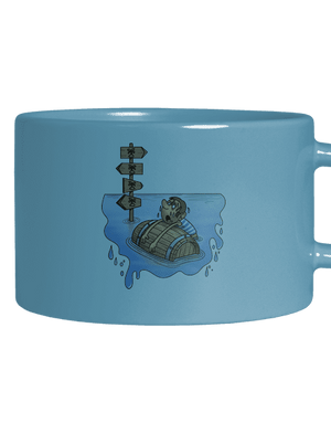 Kitaszított macaron bögre Blue Macaron