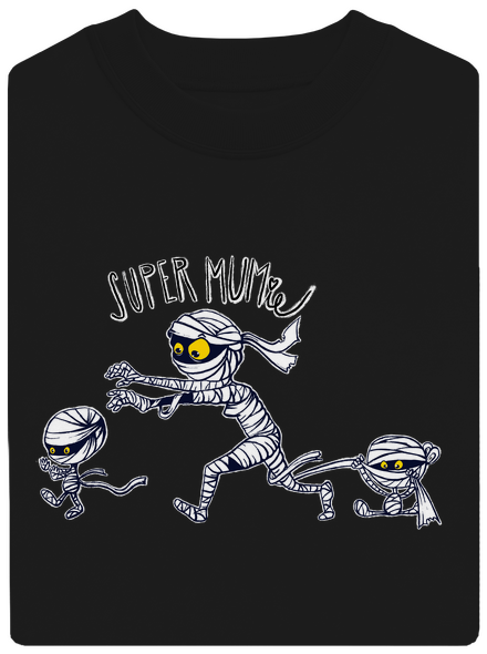 Super mumie unisex crewneck Black
