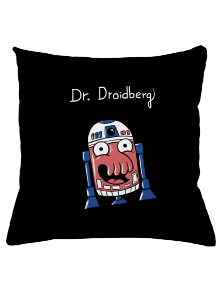 Dr. Droidberg párna Black