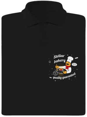 Stellar bakery férfi pólóingek Black
