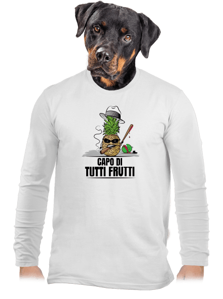 Tutti Frutti férfi hosszú ujjú póló White