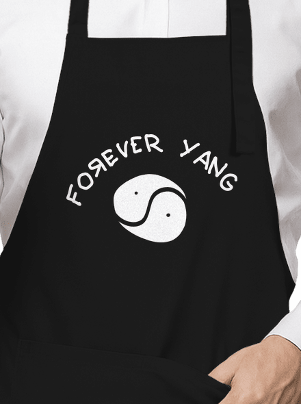 Forever Yang kötény Black