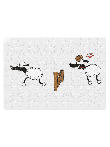 Sheeps in love kirakós White