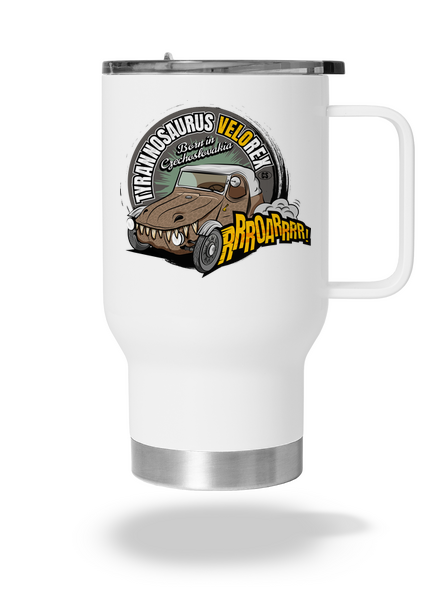 Tyrannosaurus Velorex termosz bögre White