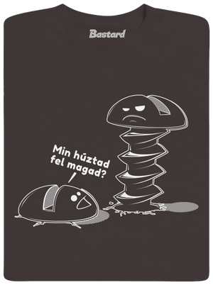 Felhúzva férfi hosszú ujjú póló Bear Brown