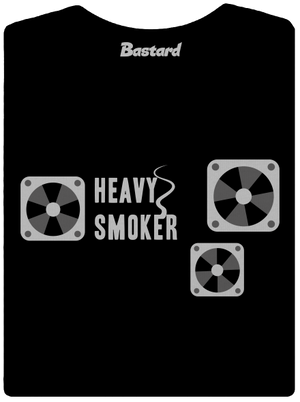 Heavy smoker prémium női póló Black