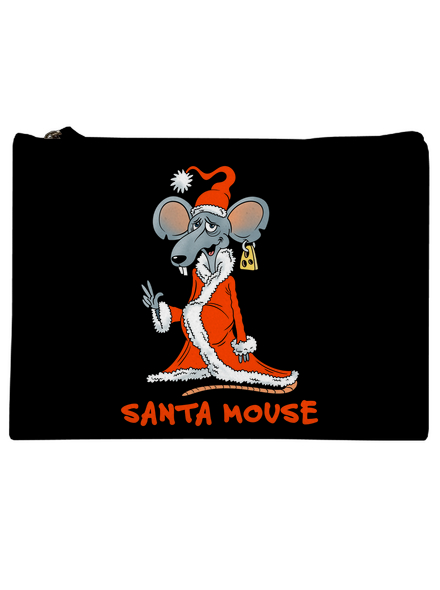 Santa mouse kis táska Black