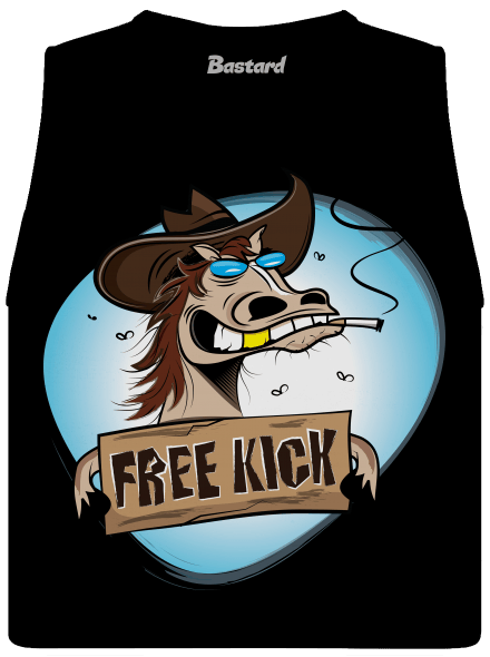 Free kick női bővített trikó Black