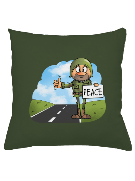 Peace párna Olive Green