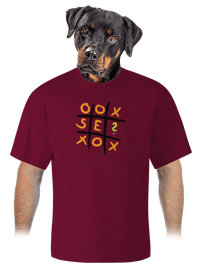 unisex túlméretezett póló