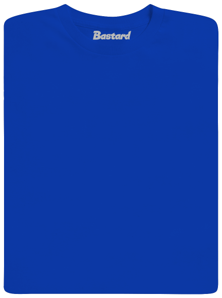 Nyomtatás nélkül férfi hosszú ujjú póló Royal Blue