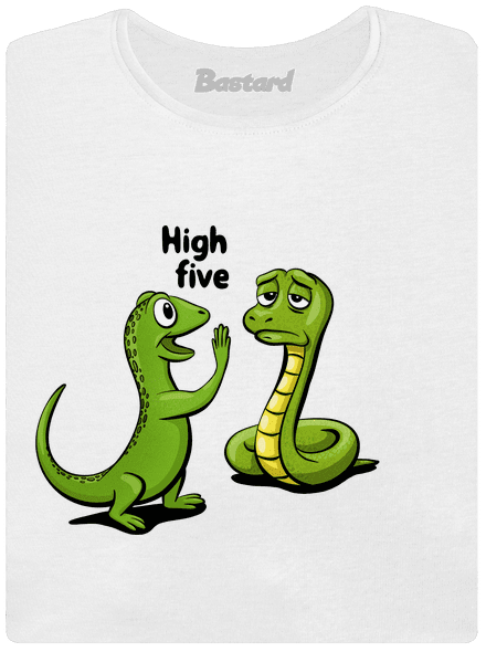 High Five prémium női póló White