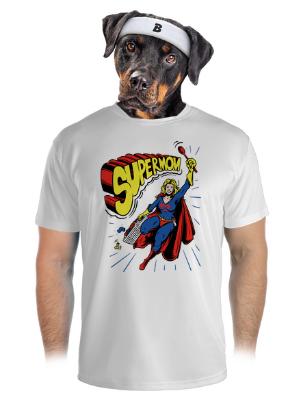 Supermom férfi sportpóló White