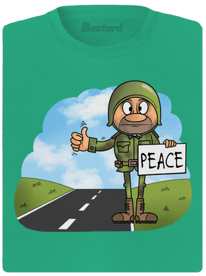 Peace női sportpóló Mint Mal