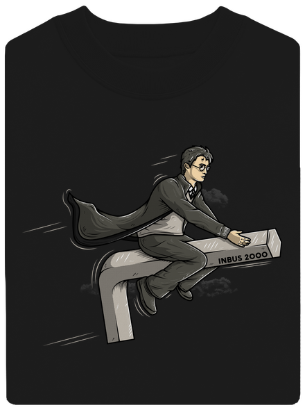 Harry az imbuszon unisex crewneck Black