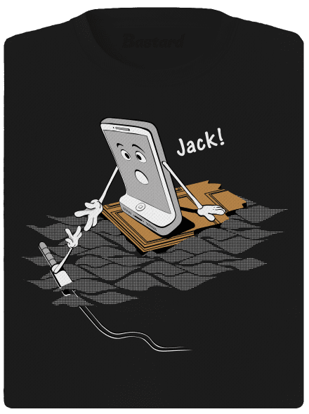 Jack női sportpóló Black