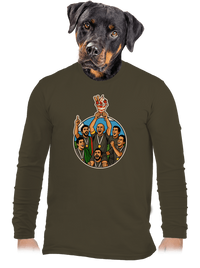 férfi hosszú ujjú póló