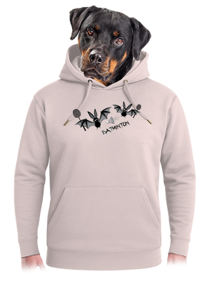 Batminton unisex prémium pulóver Rose Chalk