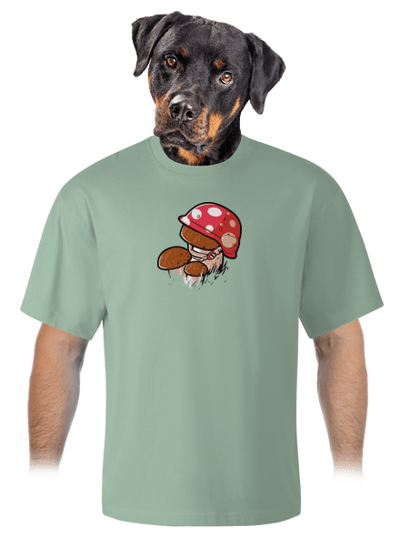  unisex túlméretezett póló Sage
