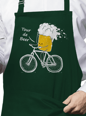 Tour de beer kötény Bottle Green