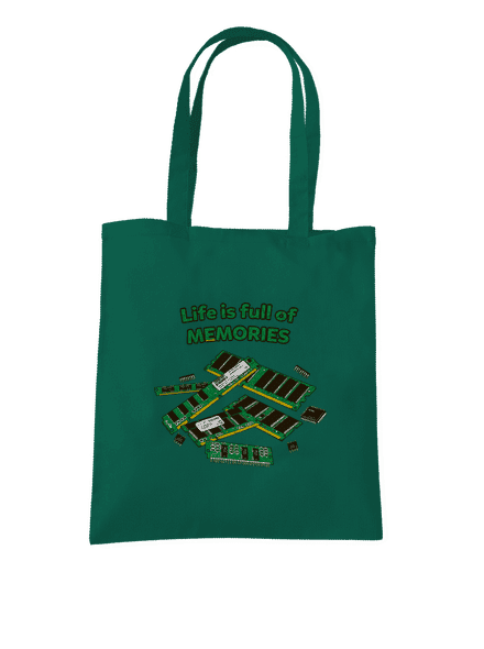 Memóriában tárolva táska Bottle Green