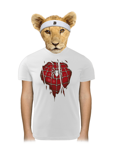 Spider inside gyerek sport póló White