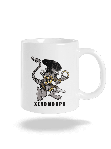 Xenomorph hagyományos bögre White