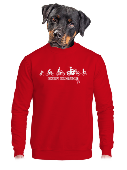 Bikers evolution unisex crewneck Red
