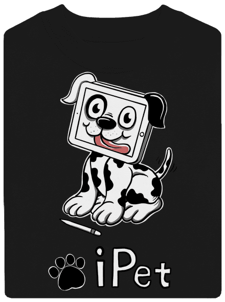 iPet unisex crewneck Black