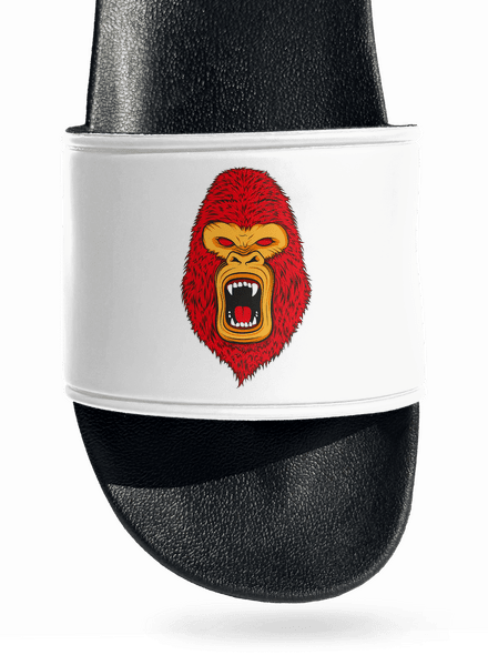Gorilla face papucs White