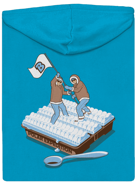 Sarki expedíció cipzáras női pulóver Blue Atol