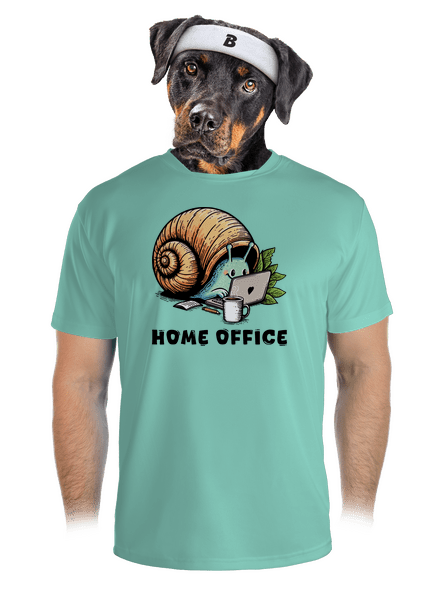 Sneka home office férfi sportpóló Mint Mal