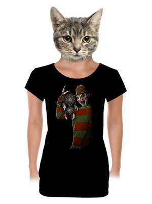 női póló elasztikus alsó szegéllyel